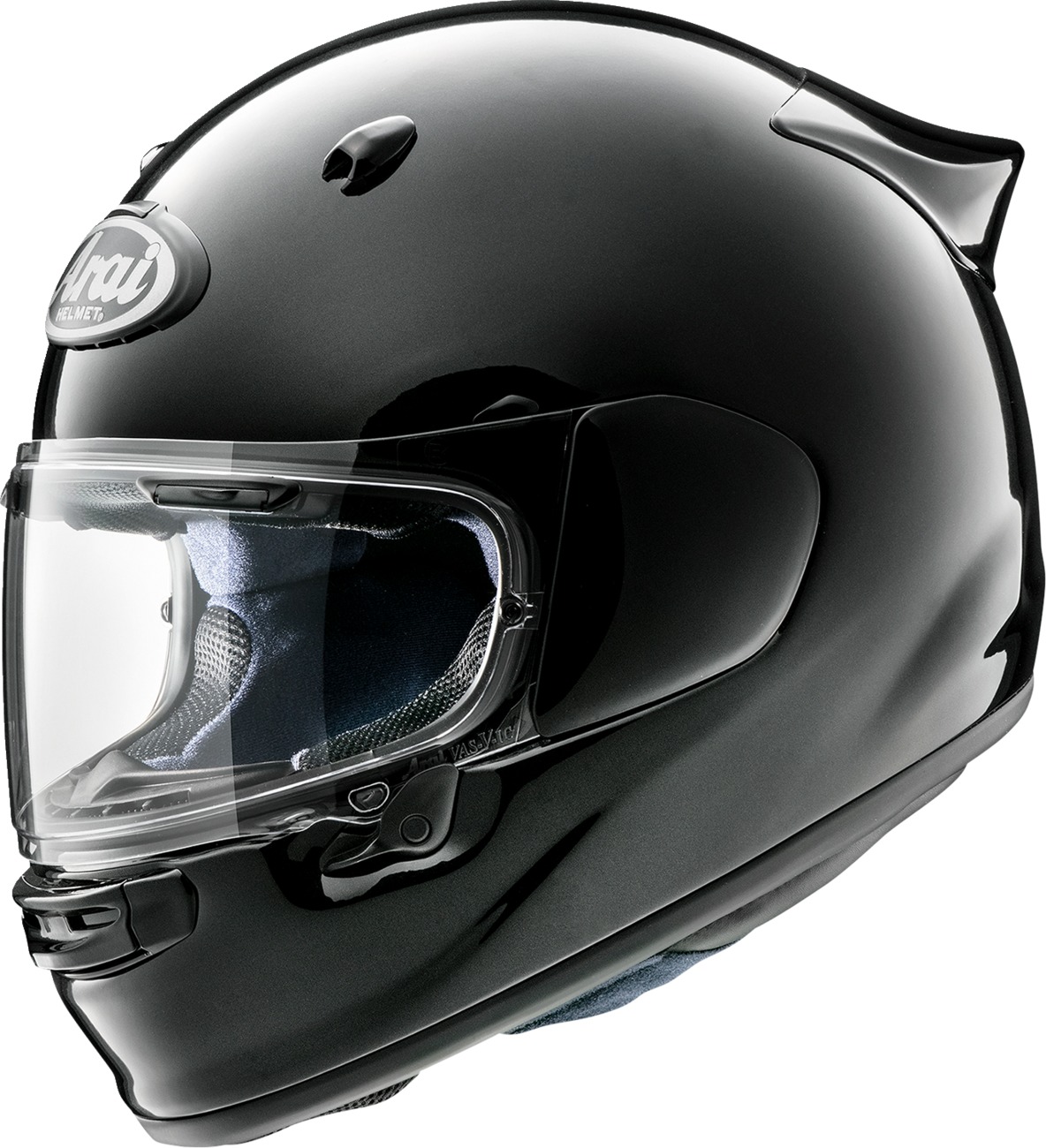 Arai Contour-X Helmet Black Gloss Diamond Black S - Full-face helmet with advanced ventilation - Click Image to Close