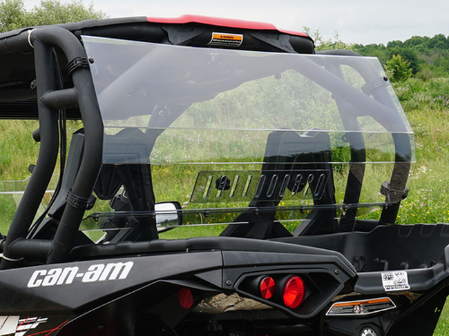 Clear Rear Windshield - For 2019 Yamaha YXZ1000R /SE /SS - Click Image to Close