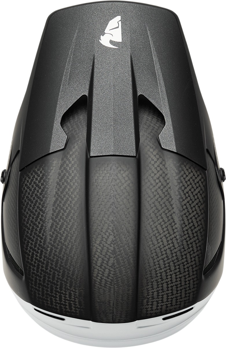 Reflex Carbon Polar MIPS Offroad Helmet Black/White 2X-Large - Click Image to Close