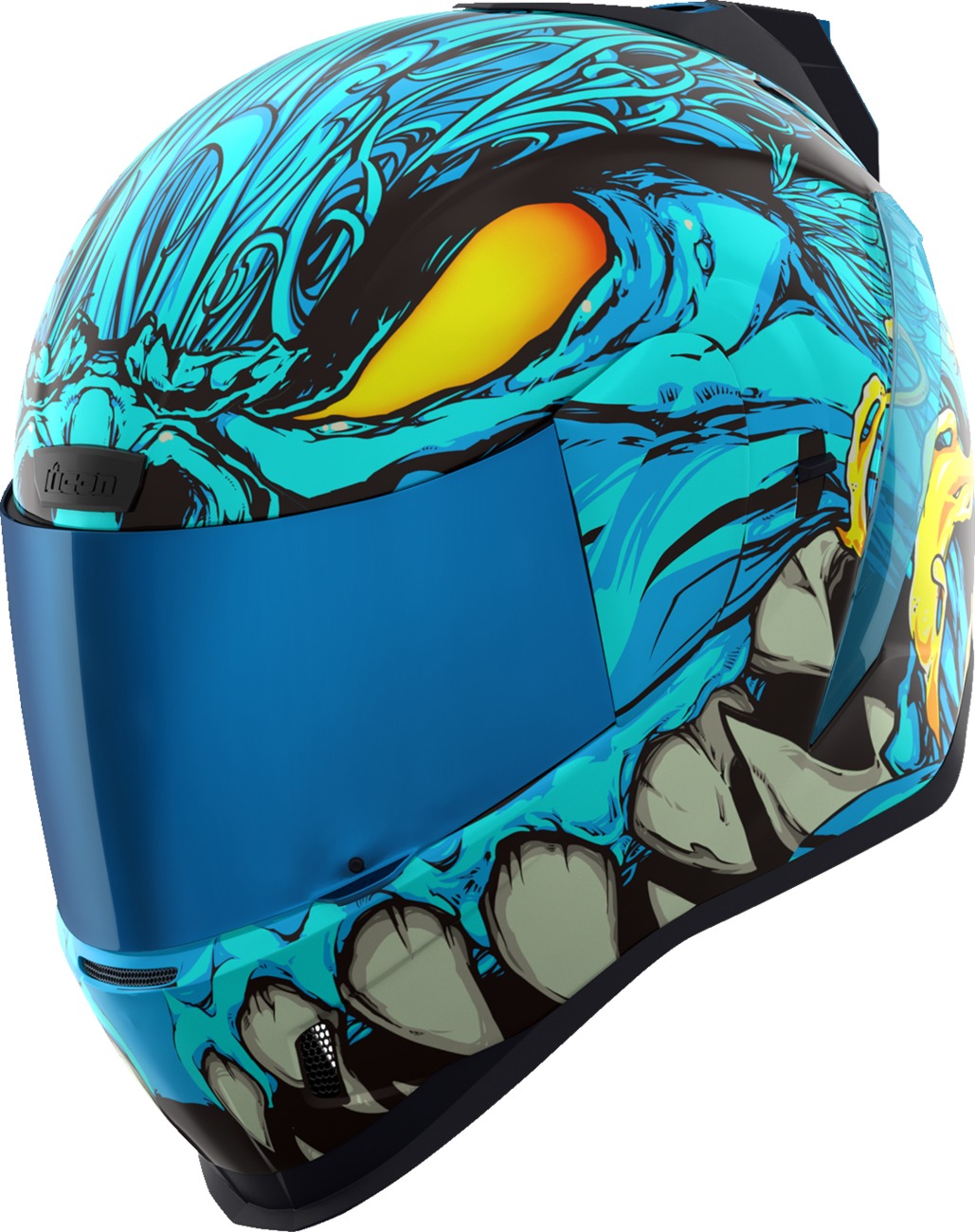 ICON Airform Manik'RR MIPS Helmet - Blue, Small - Full Face Helmet with MIPS Technology - Click Image to Close