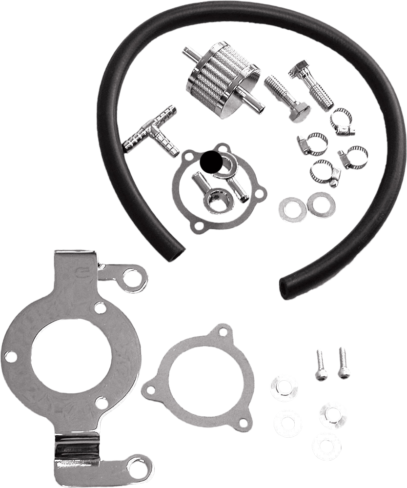 Bracket/breather Kit - HD Glide/King - Click Image to Close