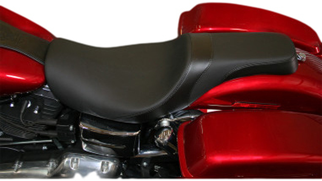 Weekday Smooth Leather 2-Up Seat - For 08-20 Harley FLH FLT - Click Image to Close