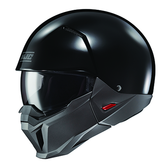 HJC i20 Convertible Street Helmet Black Medium - Convertible street helmet, black, size medium - Click Image to Close