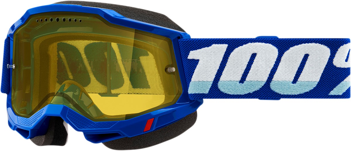 Accuri 2 Snow Blue / Blue Goggles - Dual Yellow Lens - Click Image to Close