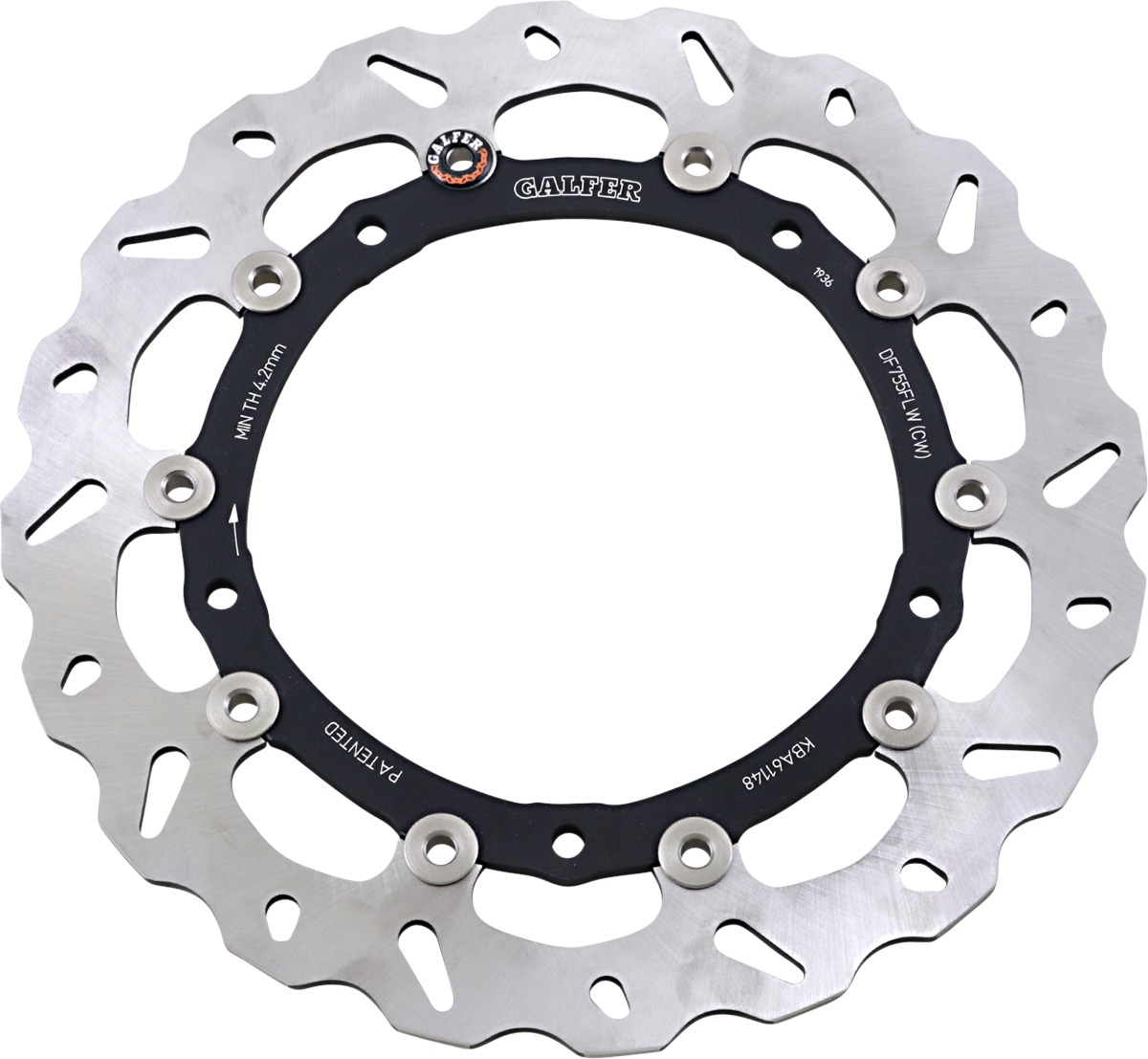 Floating Wave Brake Rotor - Right Directional - Front Disc - Click Image to Close