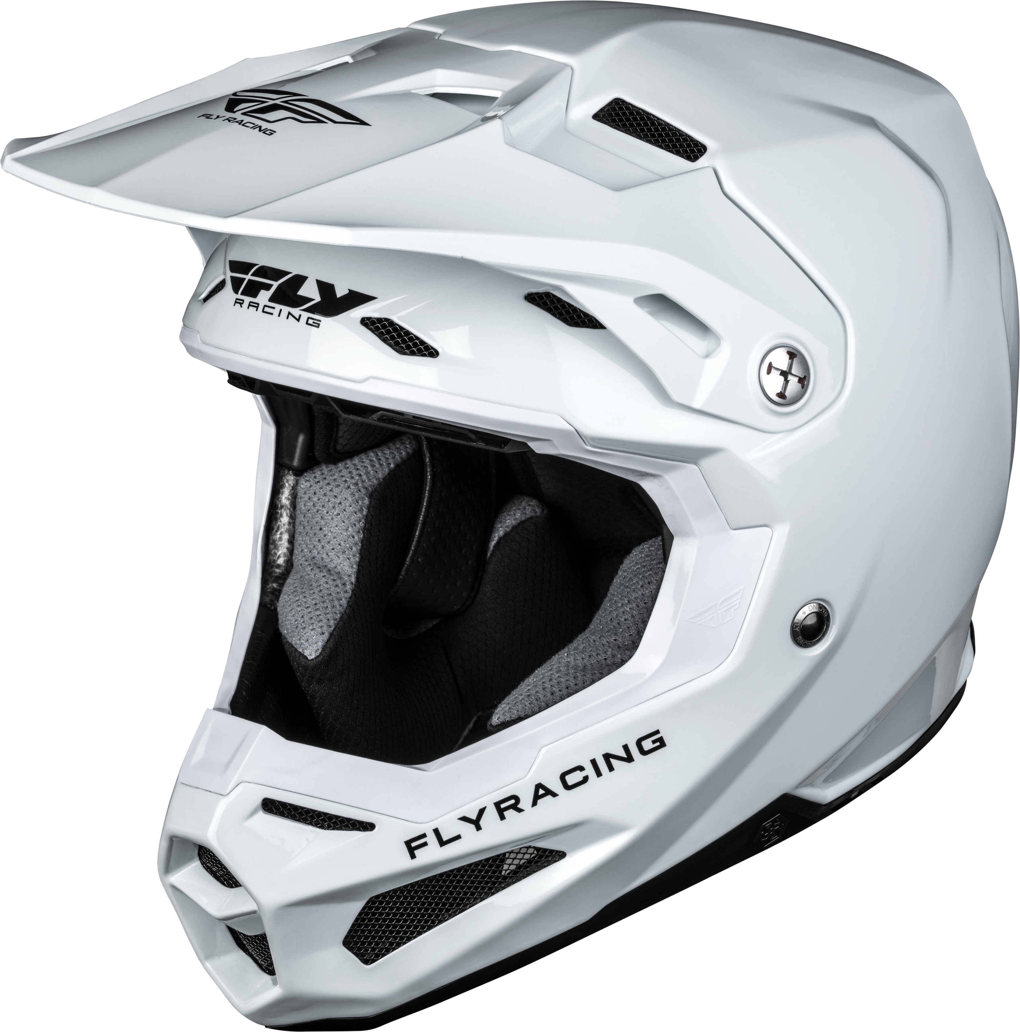 Formula Helmet Solid White 2X-Large - Click Image to Close
