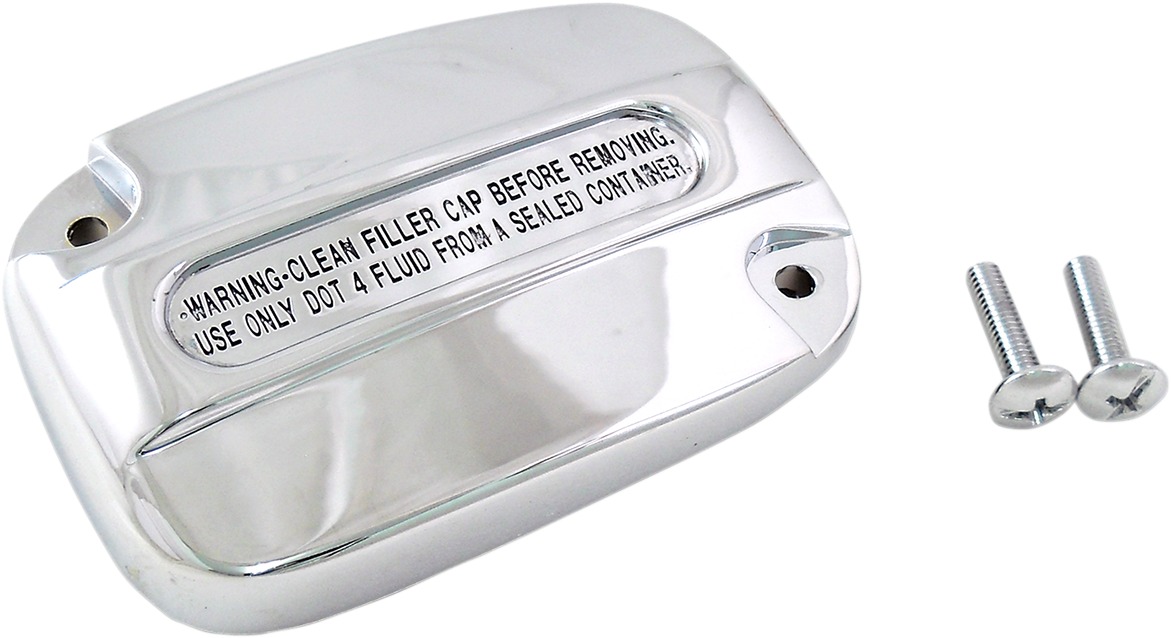 Drag Specialties Clutch Master Cylinder Cover Chrome For Harley-Davidson - Click Image to Close