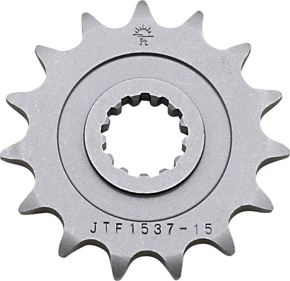 Front Steel Countershaft Sprocket - 15 Tooth 525 - Click Image to Close