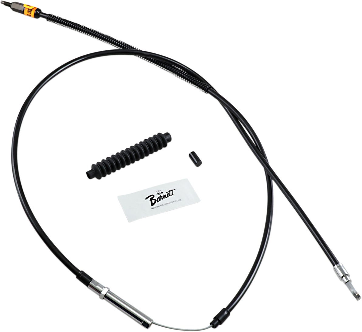 Barnett Black Vinyl Clutch Cable +6" - Click Image to Close