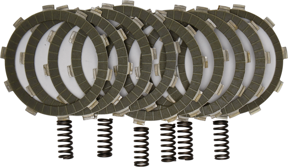 SRC Clutch Kit - Aramid Fiber Friction Plates & Springs - For 86-03 Honda VF/VFR 750 - Click Image to Close