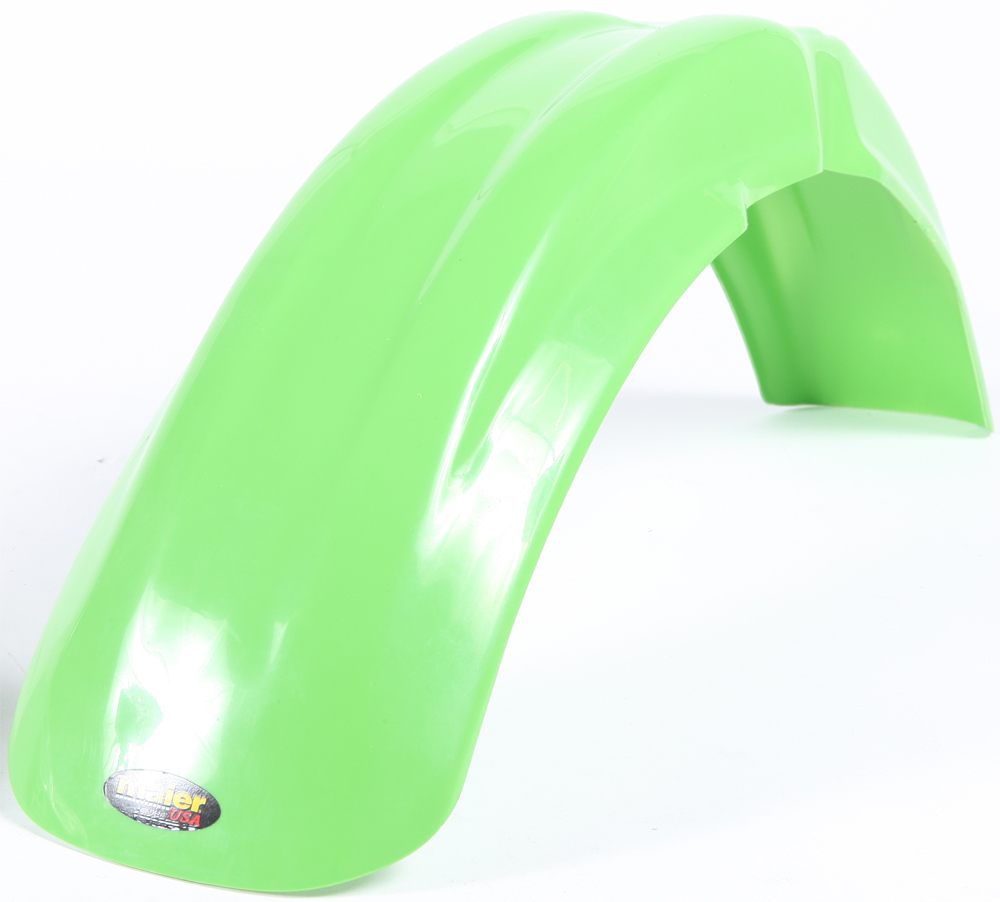 Front Fender - Green - For 80-94 Kawasaki KDX 200/250 KX 125/250/420/500 - Click Image to Close