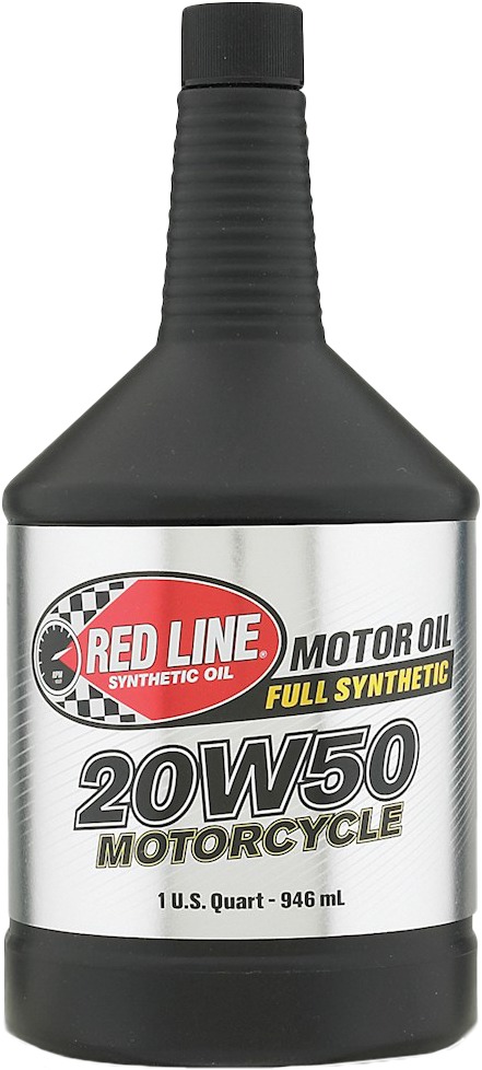 Red Line 20W50 Motorcycle Oil - 1 Quart - Click Image to Close