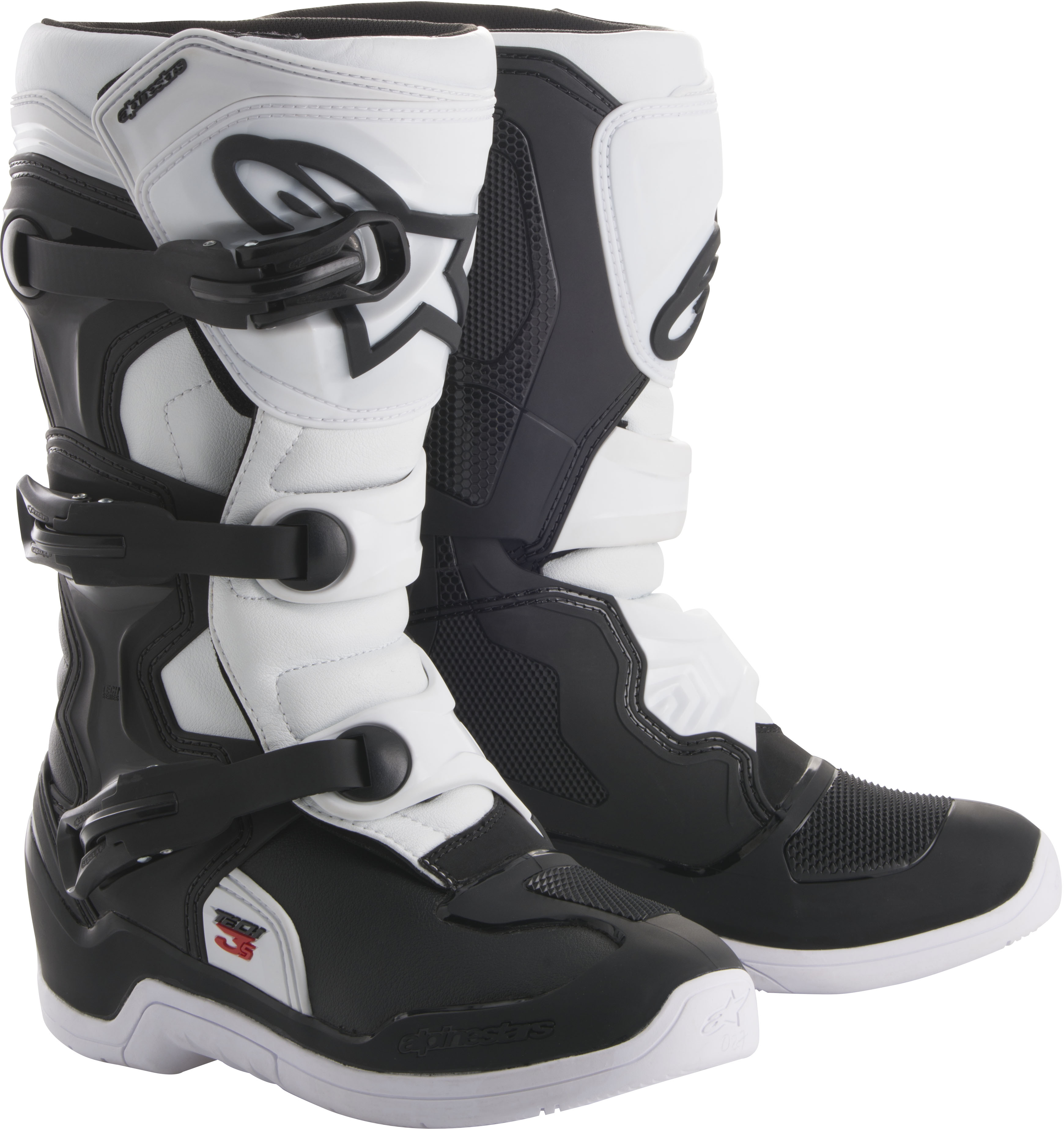 Youth Tech 3S Boots Black/White US Youth 05 - Click Image to Close