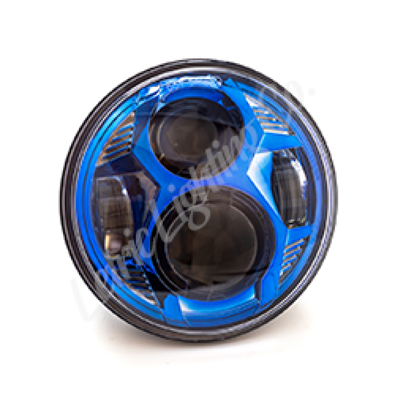 Letric Lighting 5.75in Blue LED Headlight - Click Image to Close