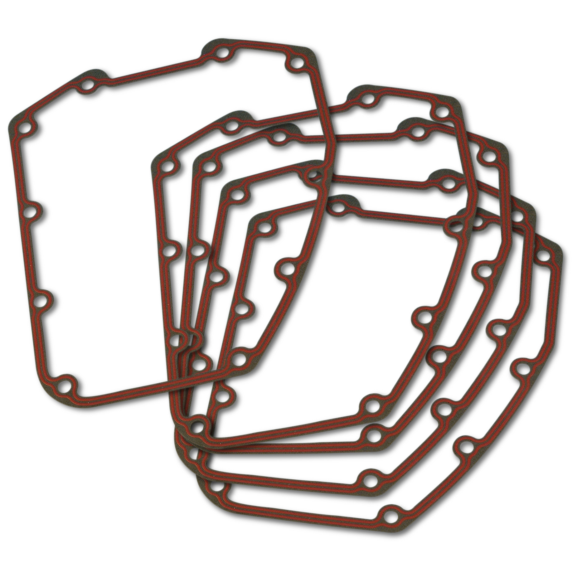 5 Pack of Cam Gear Cover Gaskets - 99-17 Harley Twin Cam - Click Image to Close