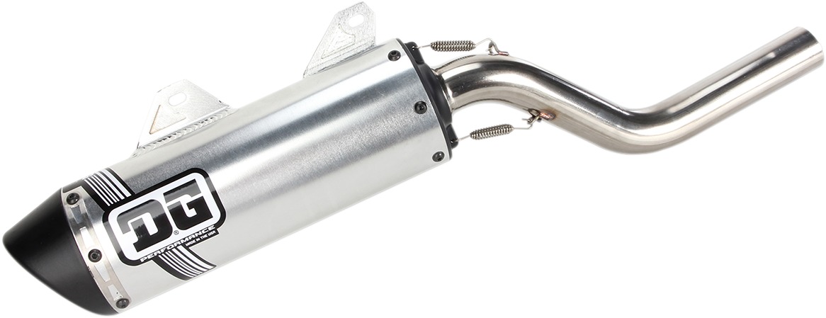 V2 Slip On Exhaust Muffler - For 87-18 Kawasaki KLR650 - Click Image to Close