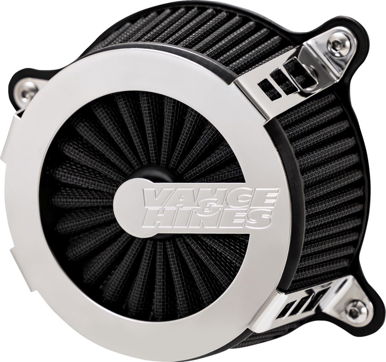 Vance & Hines VO2 Cage Fighter Air Intake Chrome Fits Sportster 91-21 - Click Image to Close