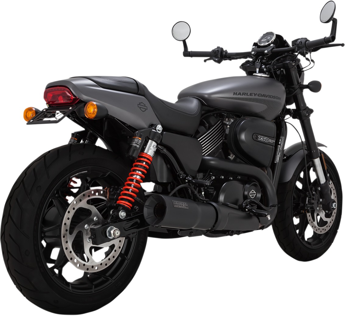 Hi-Output Black Slip On Exhaust - For 14-20 Harley XG500 XG750/A - Click Image to Close