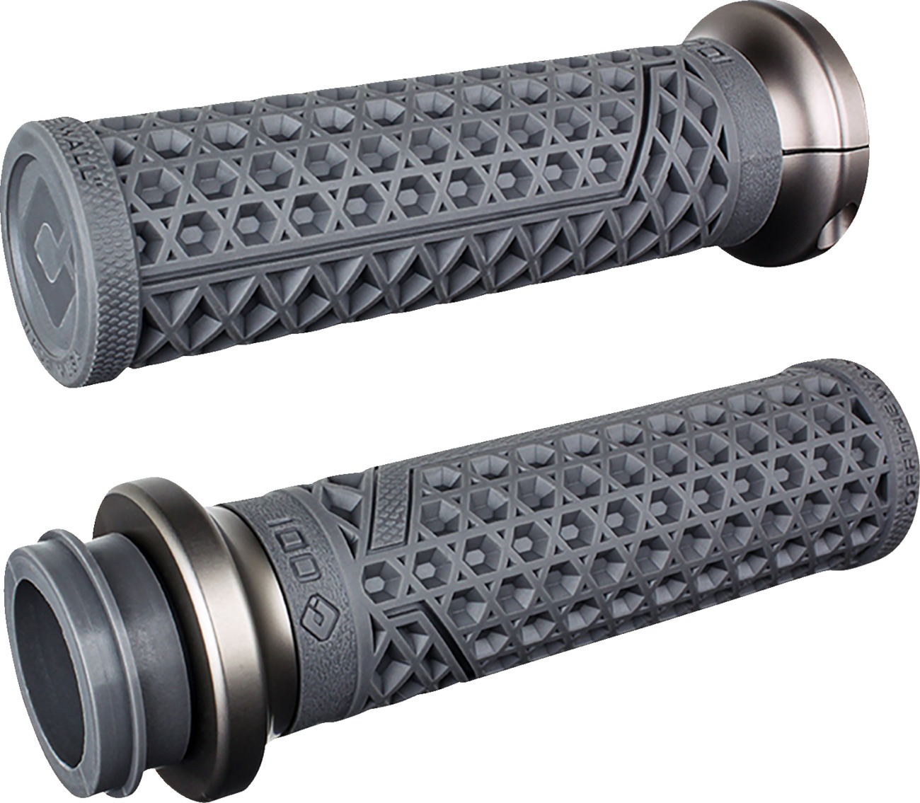 ODI Vans Signature TBW 1" Grips Graphite/Gun Metal Harley-Davidson - Lock-On grips in graphite for Harley-Davidson models - Click Image to Close