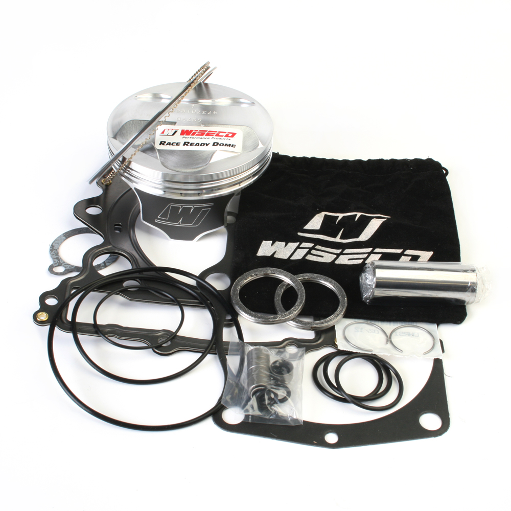 11:1 High Compr. Top End Piston Kit - +.5mm Bore - For 02-08 Grizzly & 05-07 Rhino - Click Image to Close