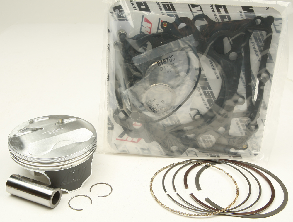 11:1 High Compr. Top End Piston Kit - +.5mm Bore - For 02-08 Grizzly & 05-07 Rhino - Click Image to Close