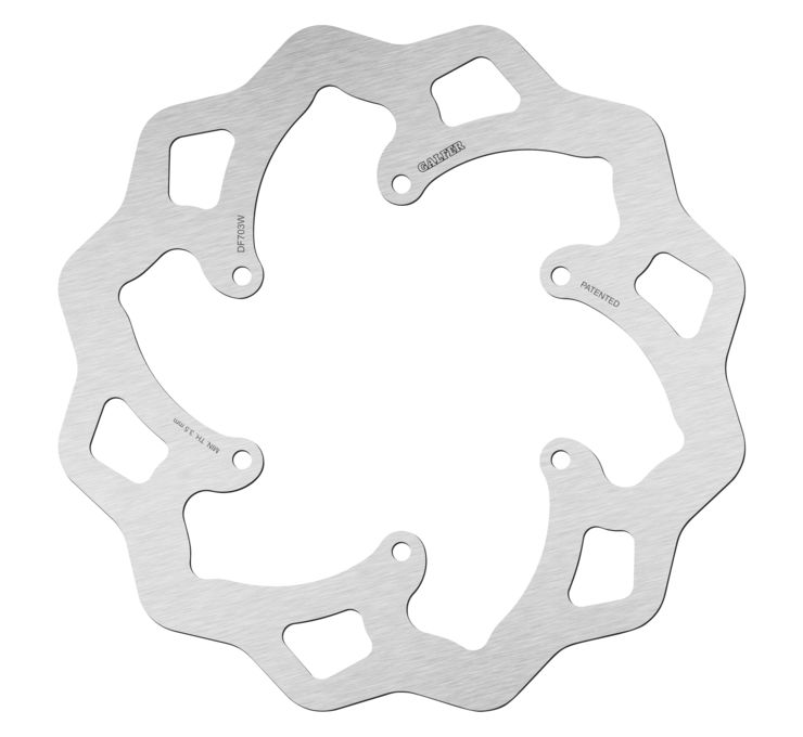 Solid Wave Brake Rotor - Rear Disc - Click Image to Close