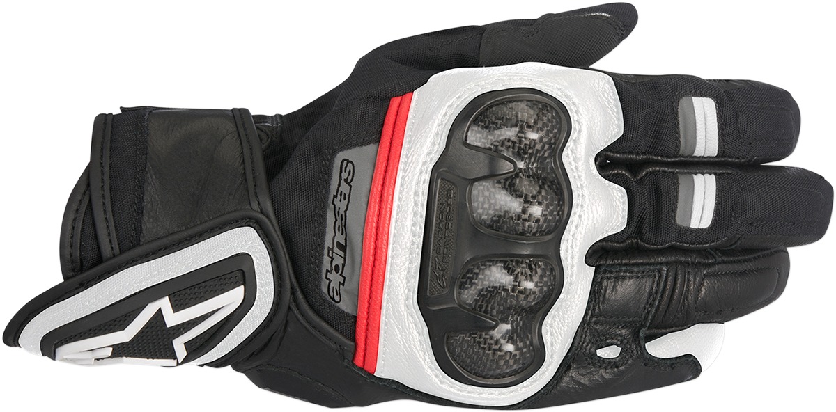 Rage Drystar Street Riding Gloves Black/White/Red 2X-Large - Click Image to Close
