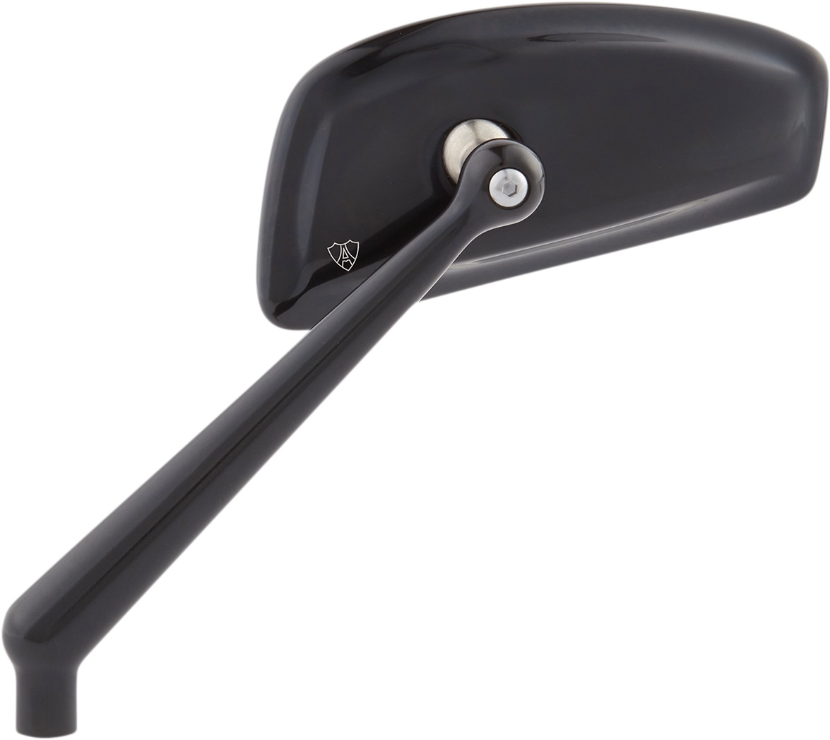 Arlen Ness Tearchop Black Left Mirror 510-004 - Click Image to Close