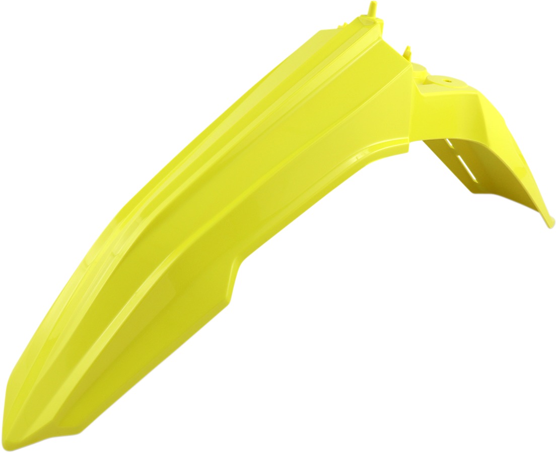 UFO Yellow Front Fender Fits Suzuki - Click Image to Close