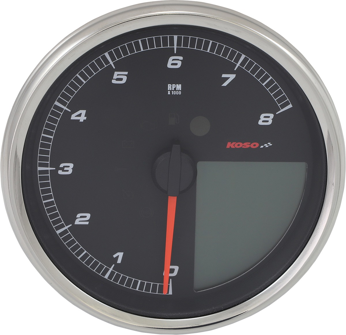 Koso HD-05 4.5" Multifunction Gauge Chrome Bezel For 04-22 HD CANBUS Models - Click Image to Close