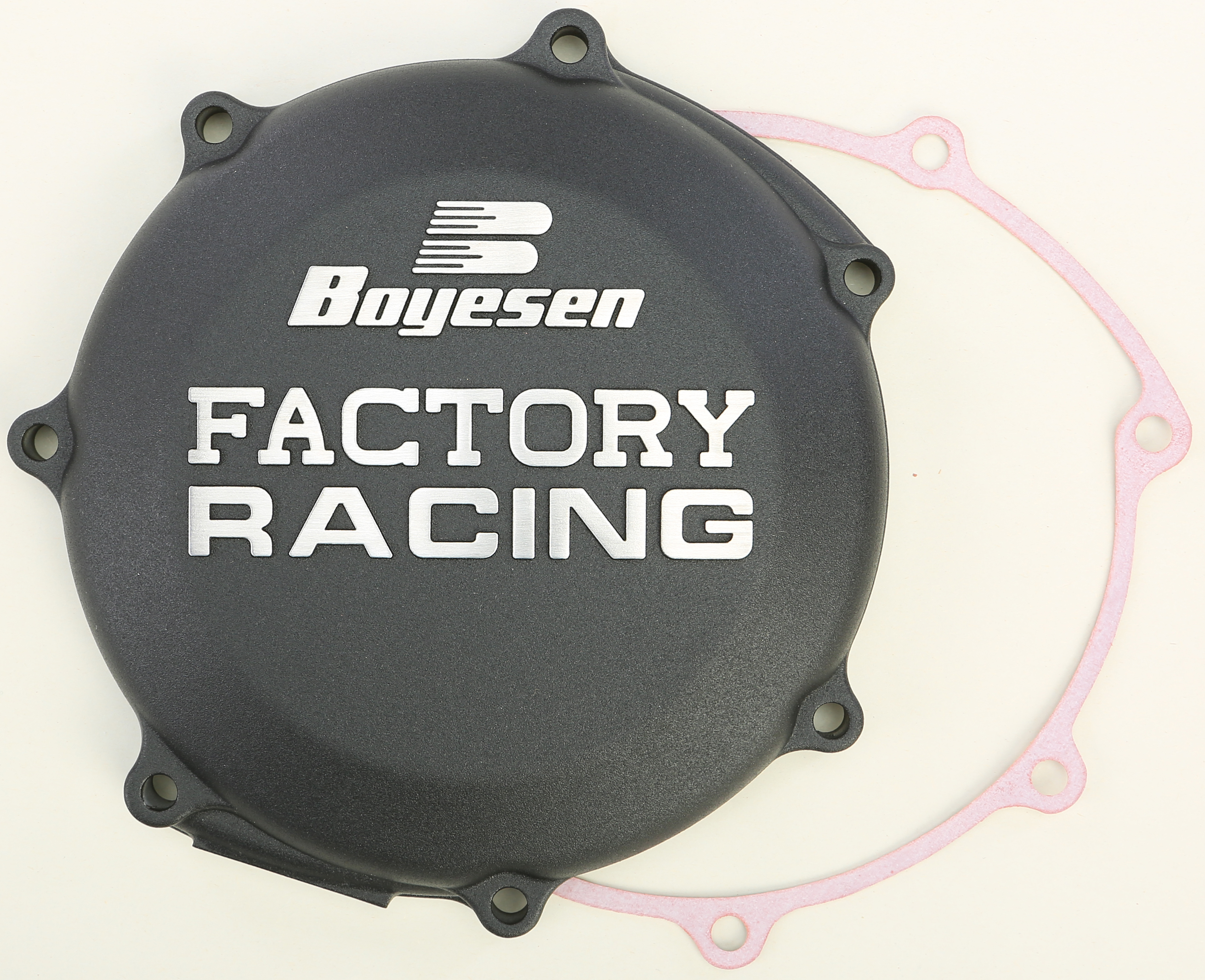 Factory Racing Clutch Cover - Black - For 01-13 Yamaha YZ250F WR250F - Click Image to Close