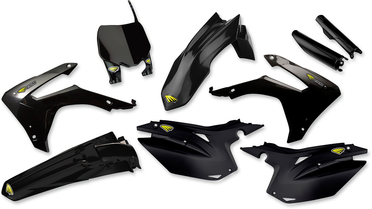 Cycra Complete Powerflow Body Kit Black Fits Honda - Click Image to Close