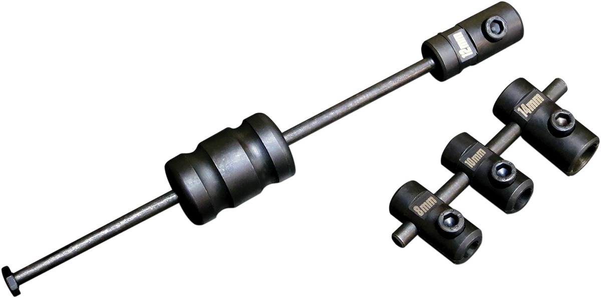 Motion Pro Dowel Pin Puller Set Hardened Steel with Storage Tray - Set with 8-14mm collets for dowel pin removal - Click Image to Close