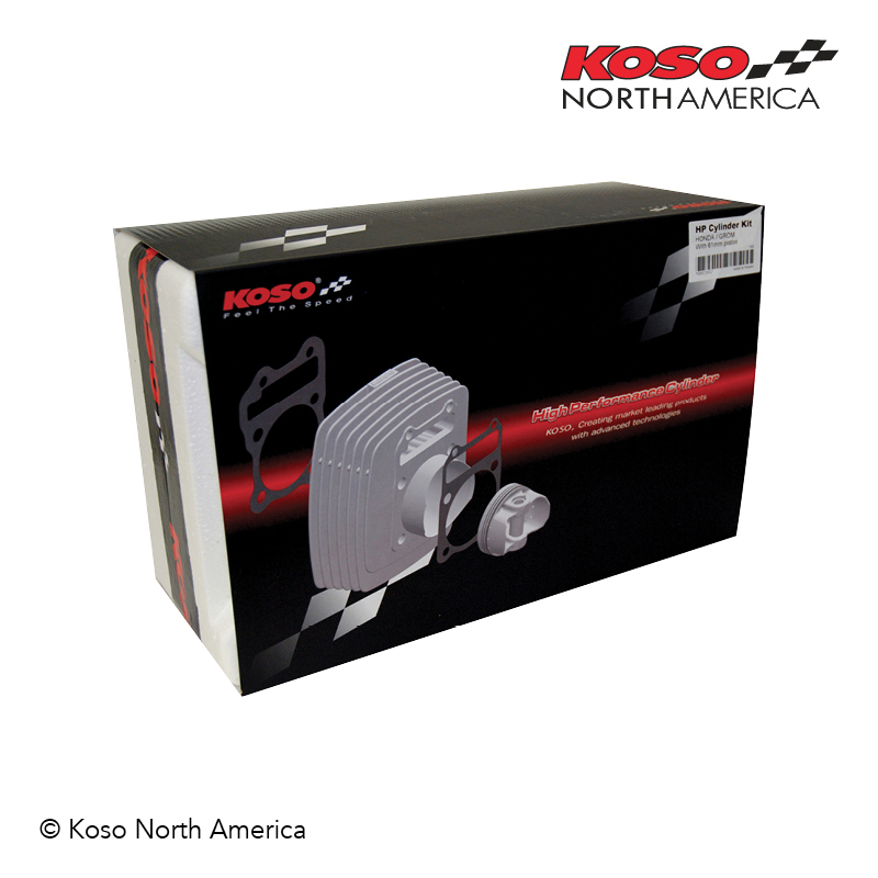 170cc Big Bore Cylinder & Piston Kit - For Honda Grom & Monkey - Click Image to Close