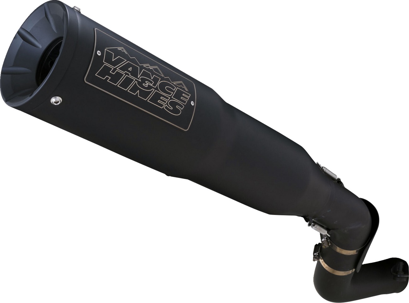 Vance & Hines Adventure Hi-Output Slip-On Exhaust Black - Click Image to Close