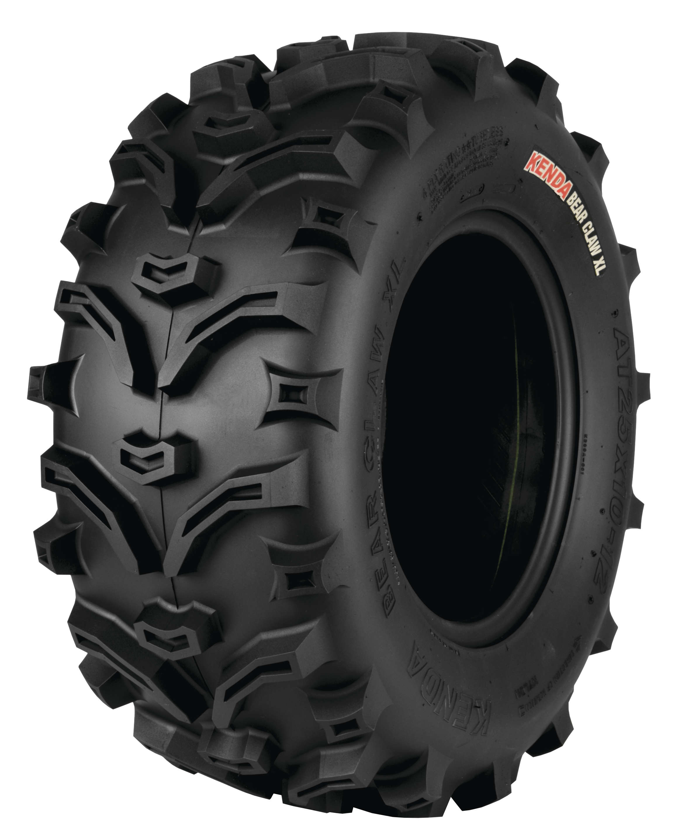 K299A Bearclaw XL 25x10-12 Rear ATV Tire - Click Image to Close