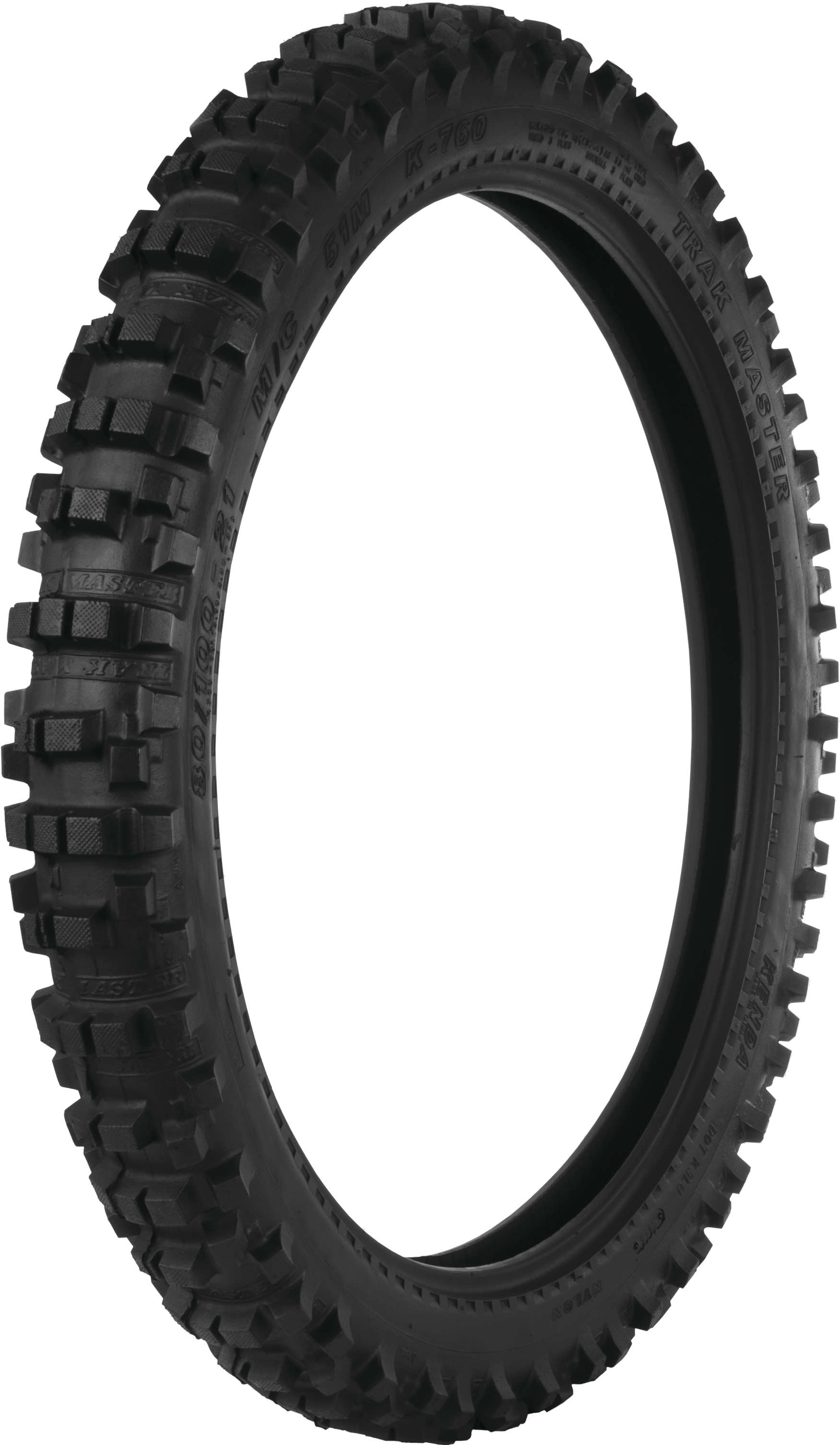 80/100-21 K760 Trakmaster II Front Dual Sport Tire - Click Image to Close