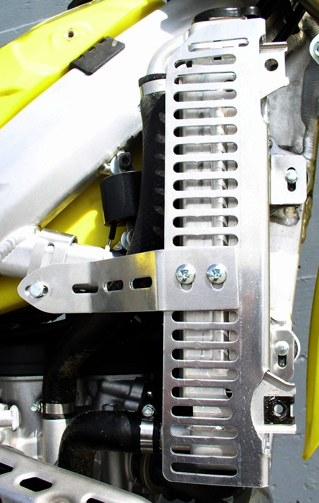 Aluminum Radiator Guard - For 03-17 Suzuki RM85 03-12 RM85L - Click Image to Close