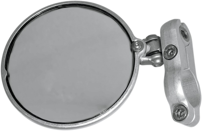 CRG Hindsight LS Bar End Mirror Silver Left Hand - Click Image to Close