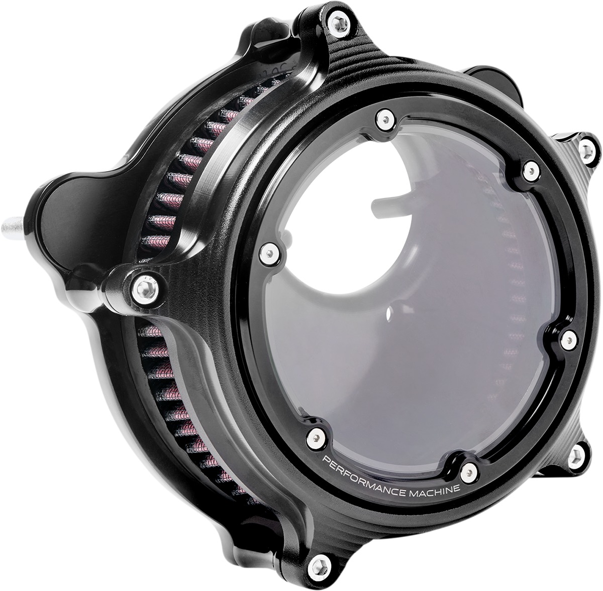 Performance Machine Vision Air Cleaner w/Bezel - Black Ops - Click Image to Close