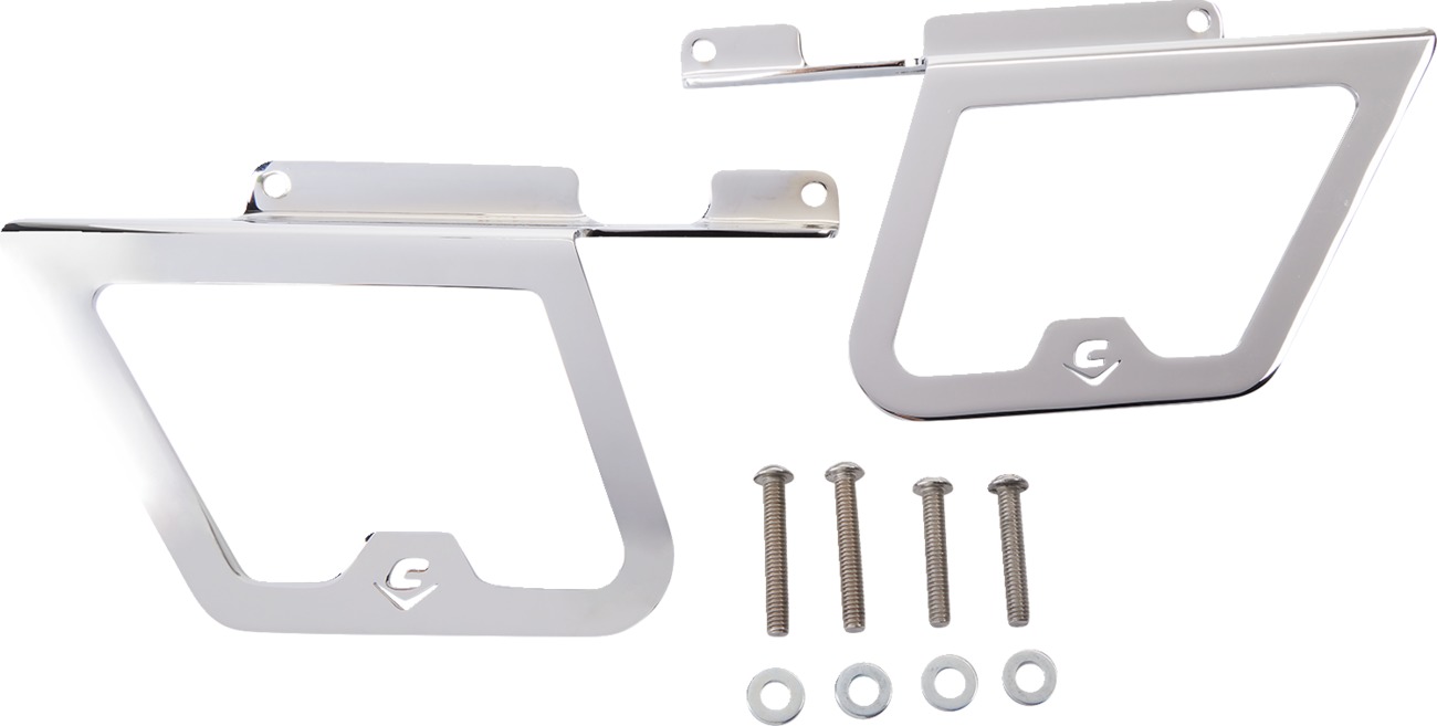 Saddlebag Guards - Saddlebag Supports Chr - Click Image to Close
