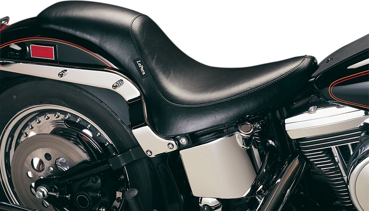 Le Pera Silhouette Seat 10in Rider Area LX-860 For 00-17 HD Softail - Click Image to Close