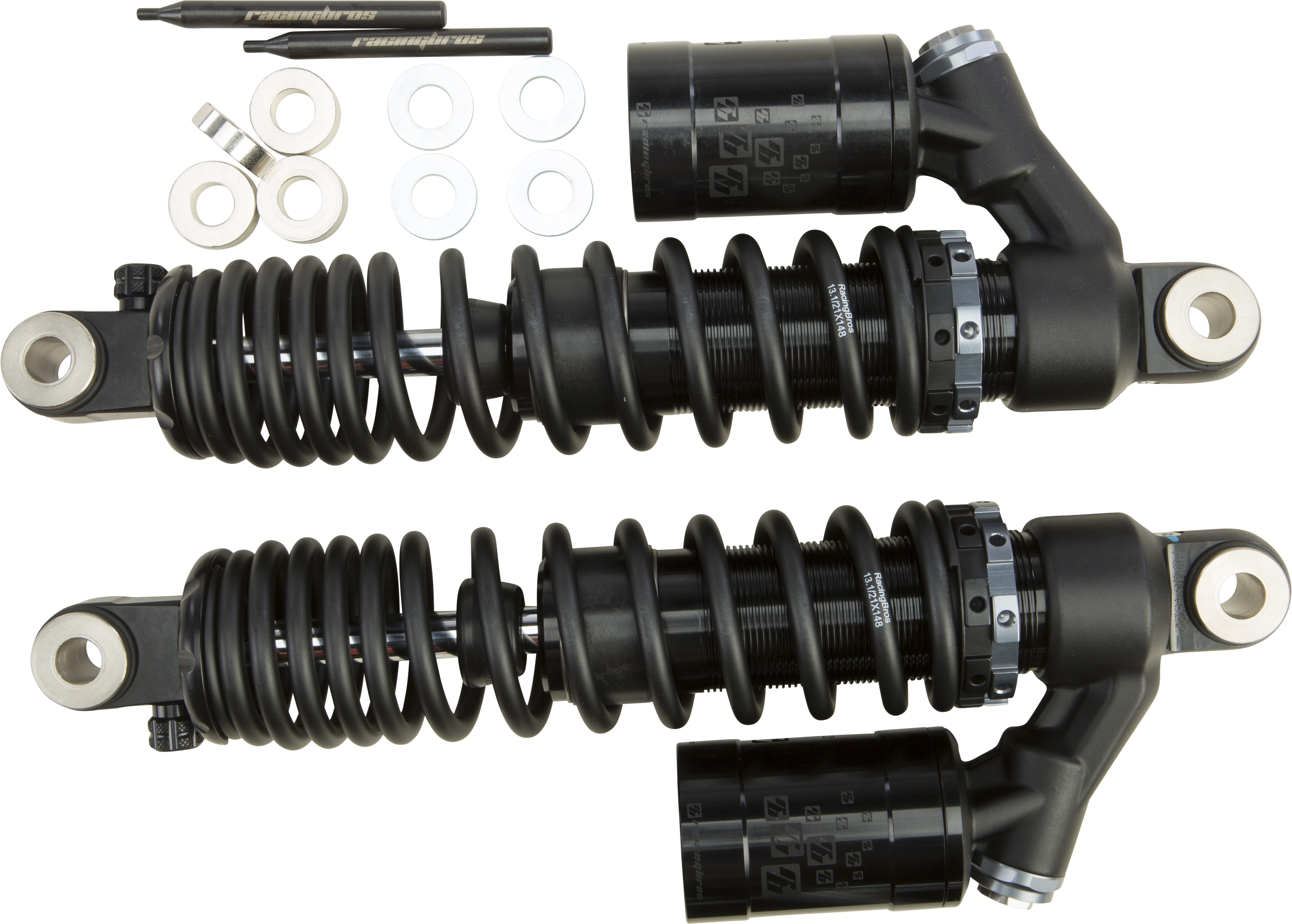 Remote Reservoir Rear Shock 13" Heavy Duty - 91-UP Sporty & 84-94 FXR - Click Image to Close