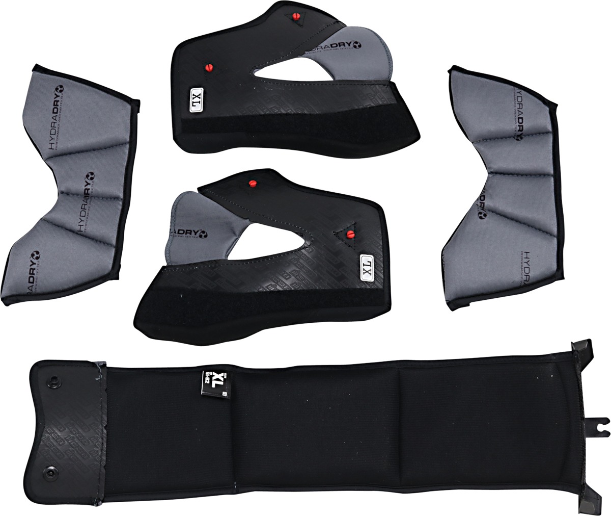 ICON Variant Pro Helmet Interior Liner Set XL-3XL Black - Replacement liner set for ICON Variant Pro XL-3XL - Click Image to Close