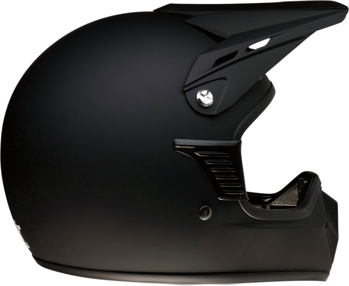 Rise Offroad Offroad Helmet Matte Black Small/Medium - Click Image to Close