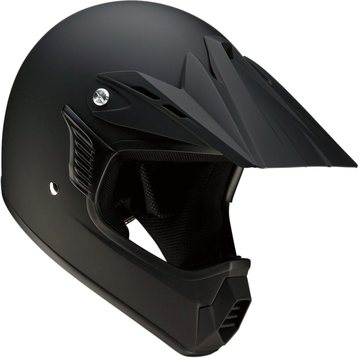 Rise Offroad Offroad Helmet Matte Black Small/Medium - Click Image to Close