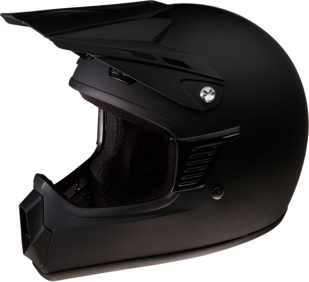 Rise Offroad Offroad Helmet Matte Black Small/Medium - Click Image to Close