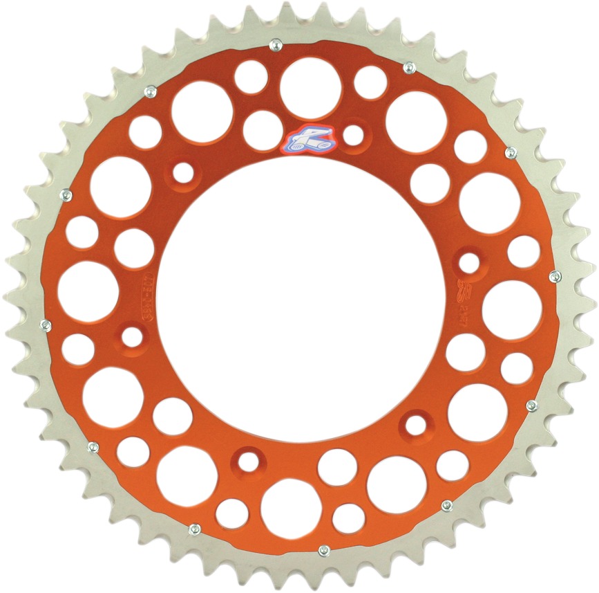 Aluminum Rear Sprocket Twinring 48T Orange - For 88-20 KTM Husqvarna - Click Image to Close