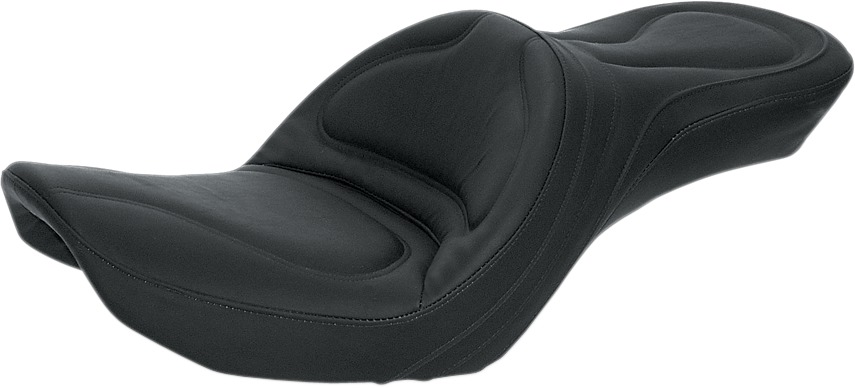 Saddlemen Explorer Seat Black For Harley FXDWG Dyna Wide Glide - 2-up seat for Harley FXDWG Dyna Wide Glide - Click Image to Close