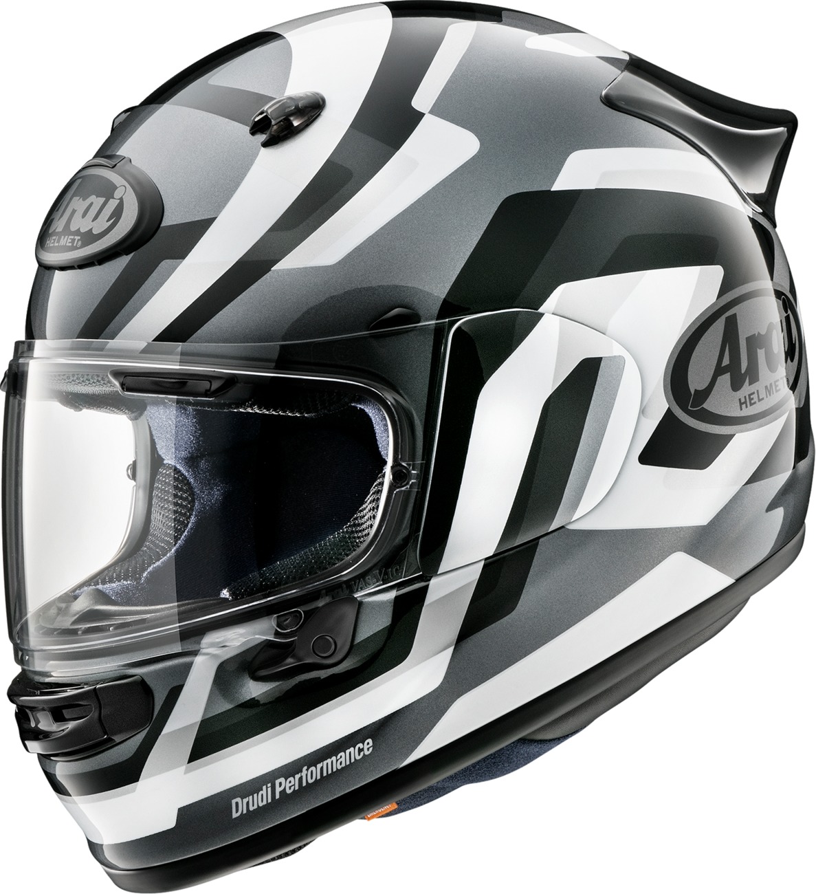 Arai Contour-X Snake Helmet 2XL White/Black/Silver - Full-face touring helmet with Snake graphic - Click Image to Close